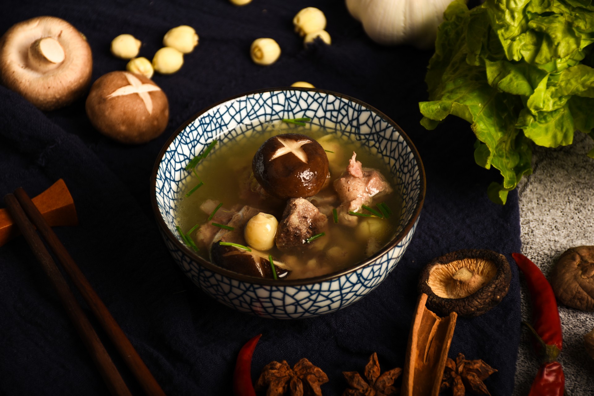 香菇雞肉湯