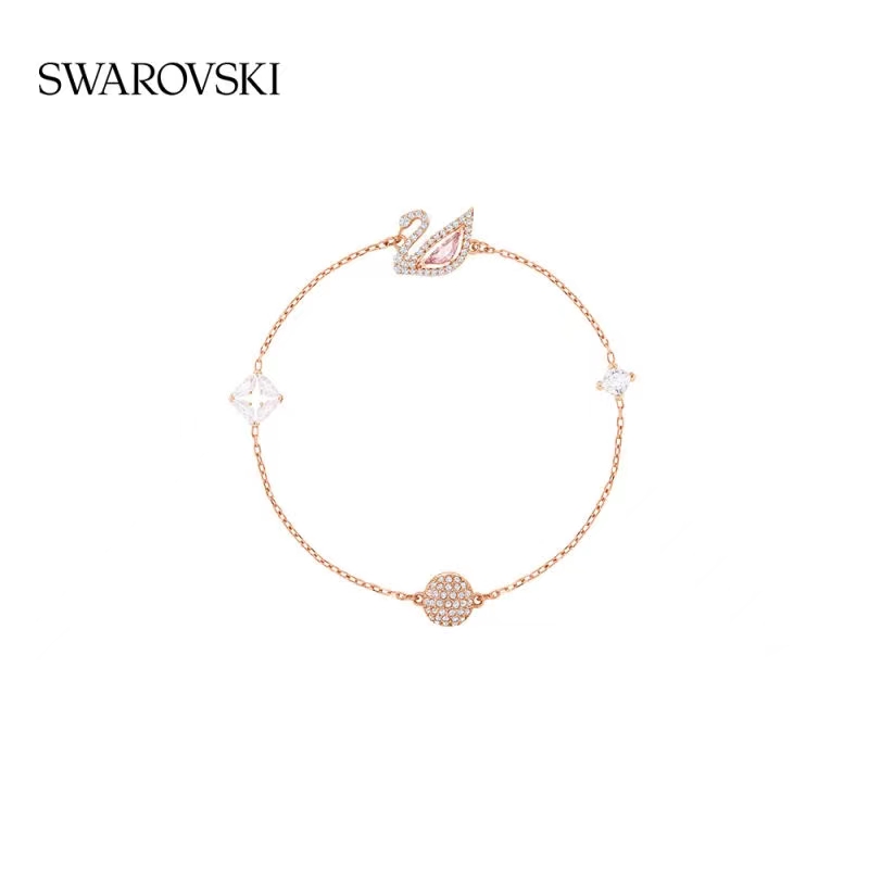 施華洛世奇 DAZZLING SWAN 浪漫天鵝手鏈